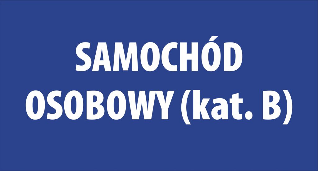 Prawo Jazdy Kategoria B na samochód